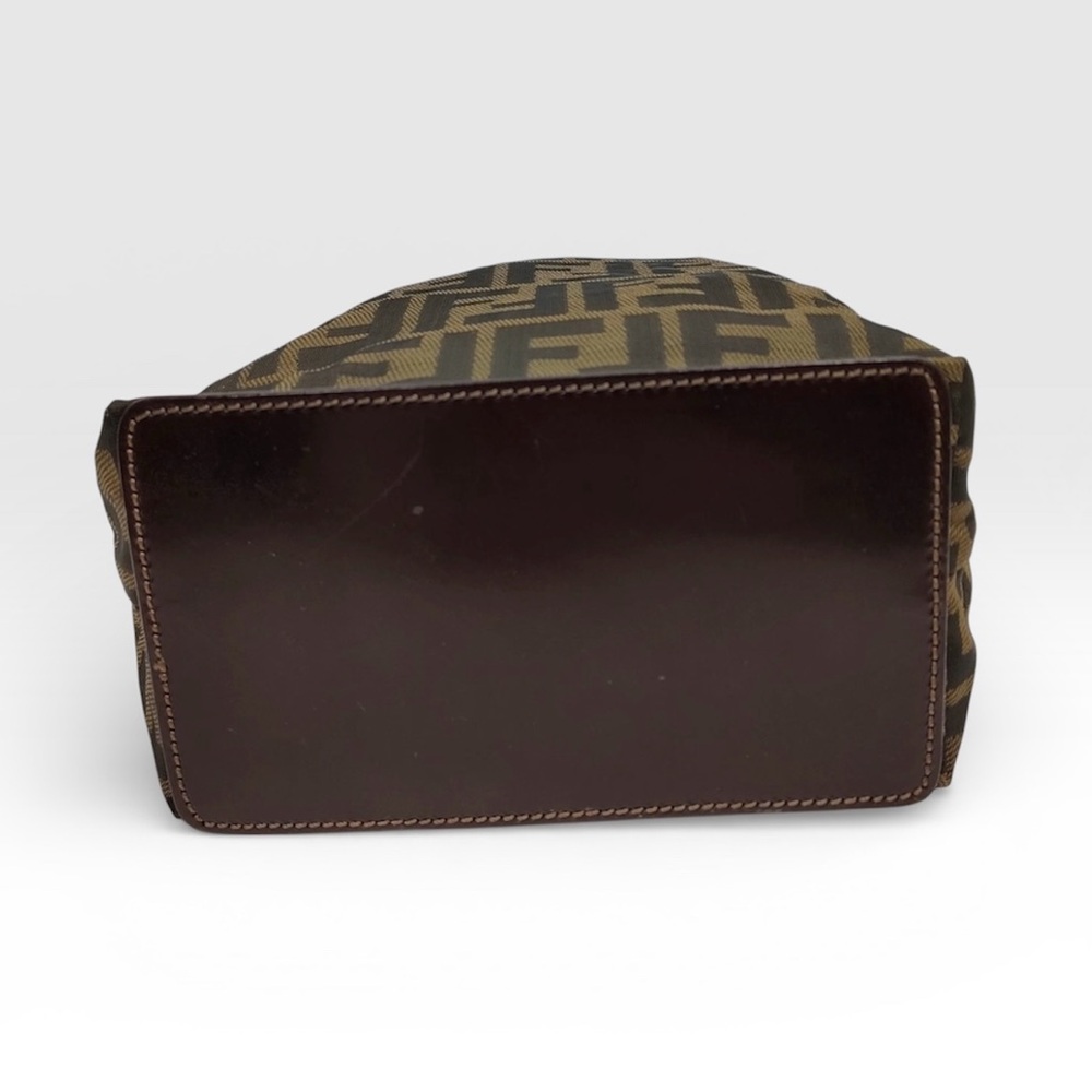 Fendi Zucca FF Vintage Canvas Tote Hand Bag - Picture 3 of 7